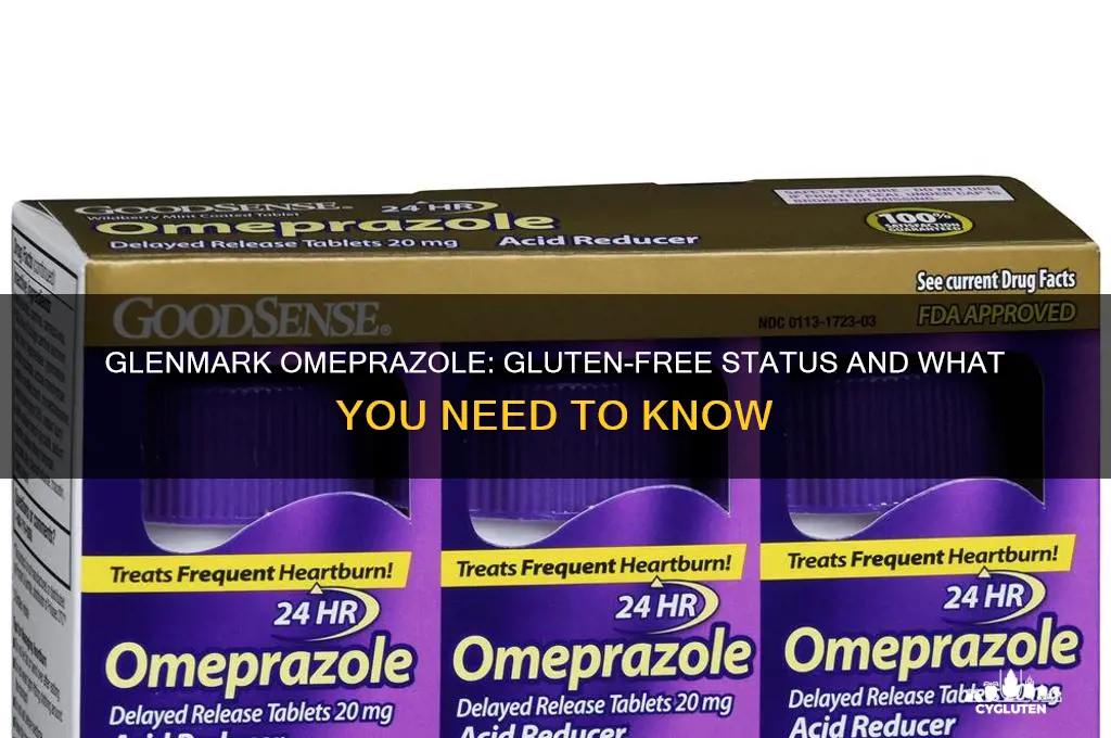 is glenmark omeprazole gluten free