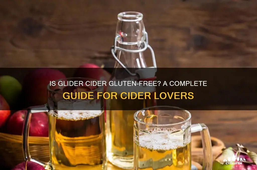 is glider cider gluten free