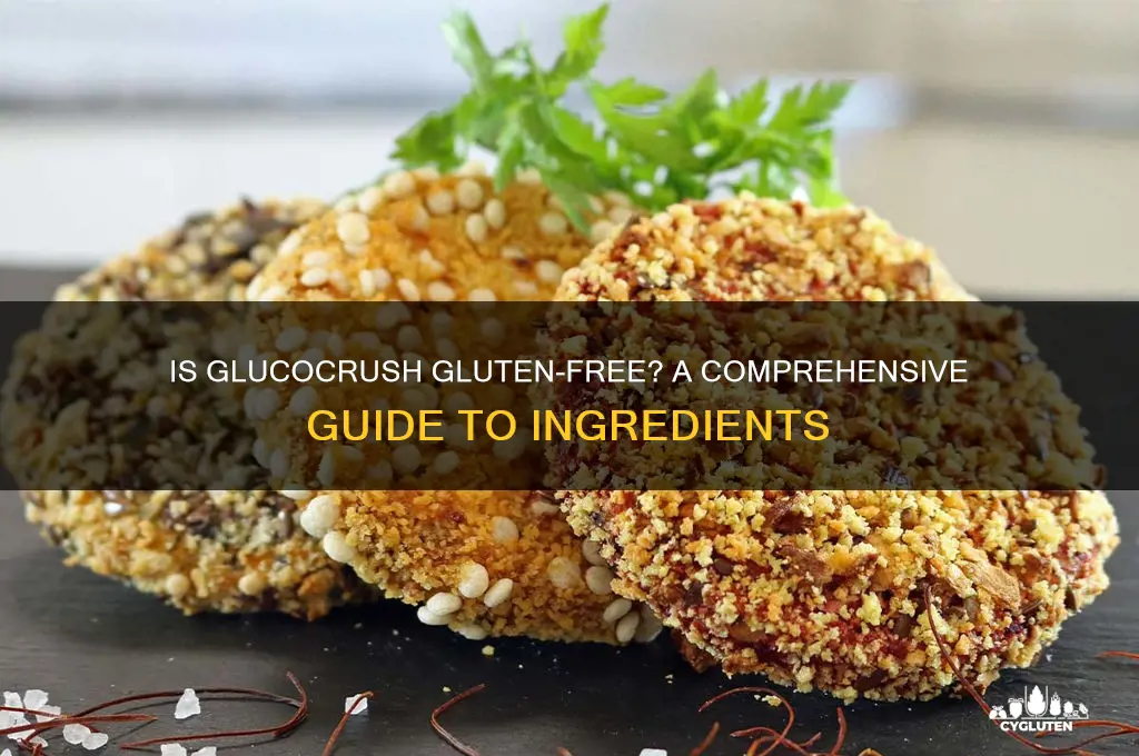 is glucocrush gluten free
