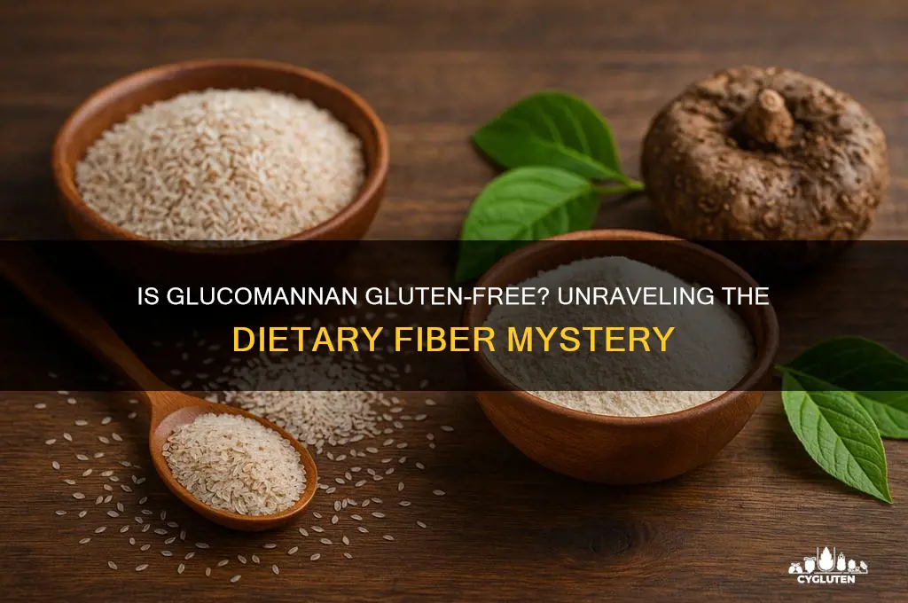 is glucomannan gluten free