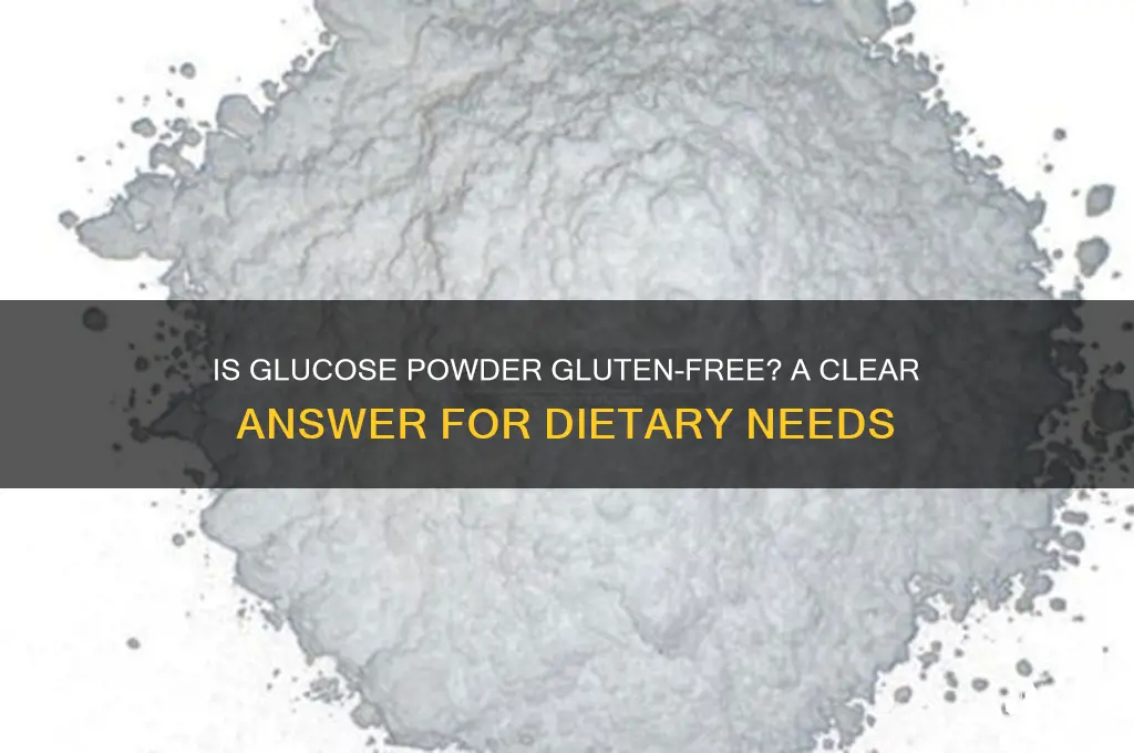 is glucose powder gluten free