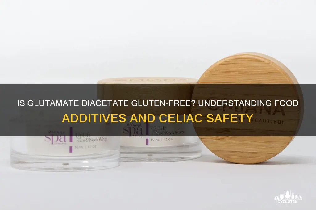 is glutamate diacetate gluten free