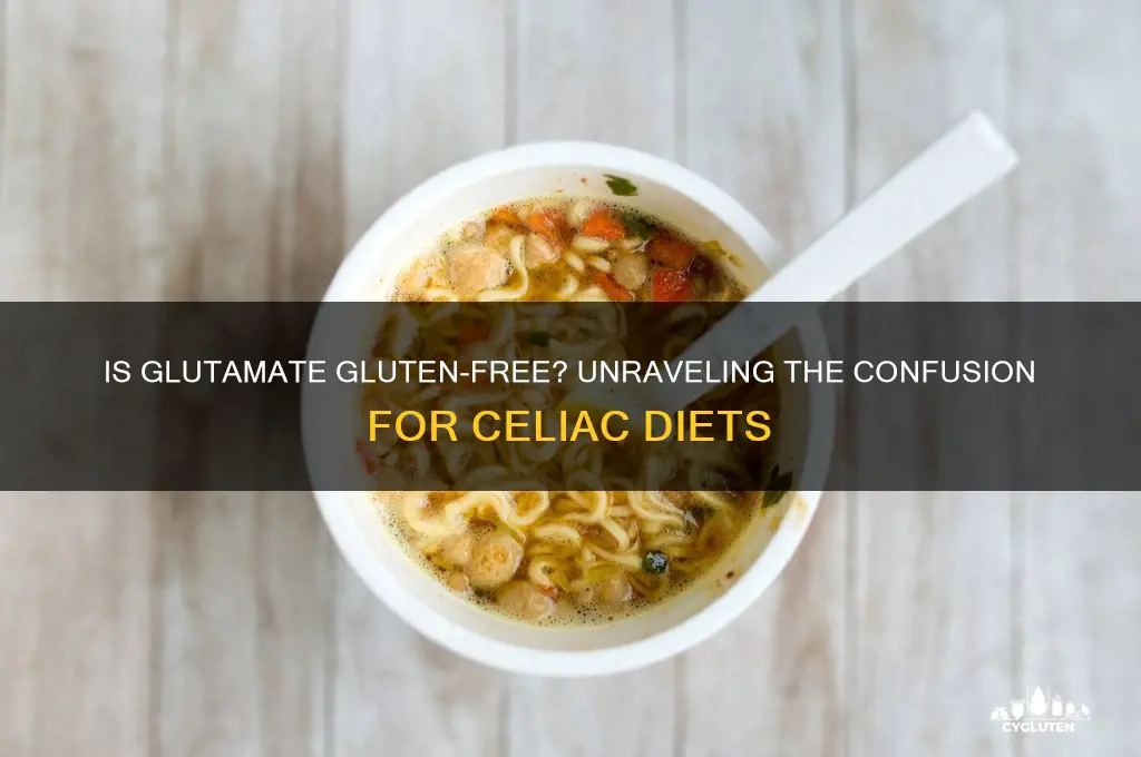is glutamate gluten-free