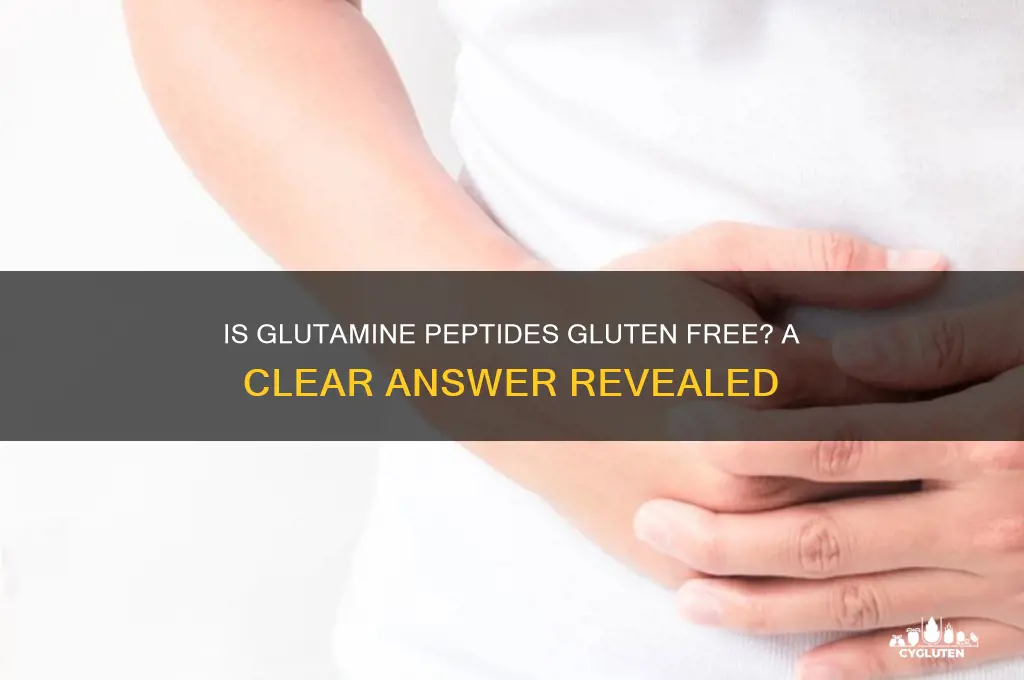 is glutamine peptides gluten free