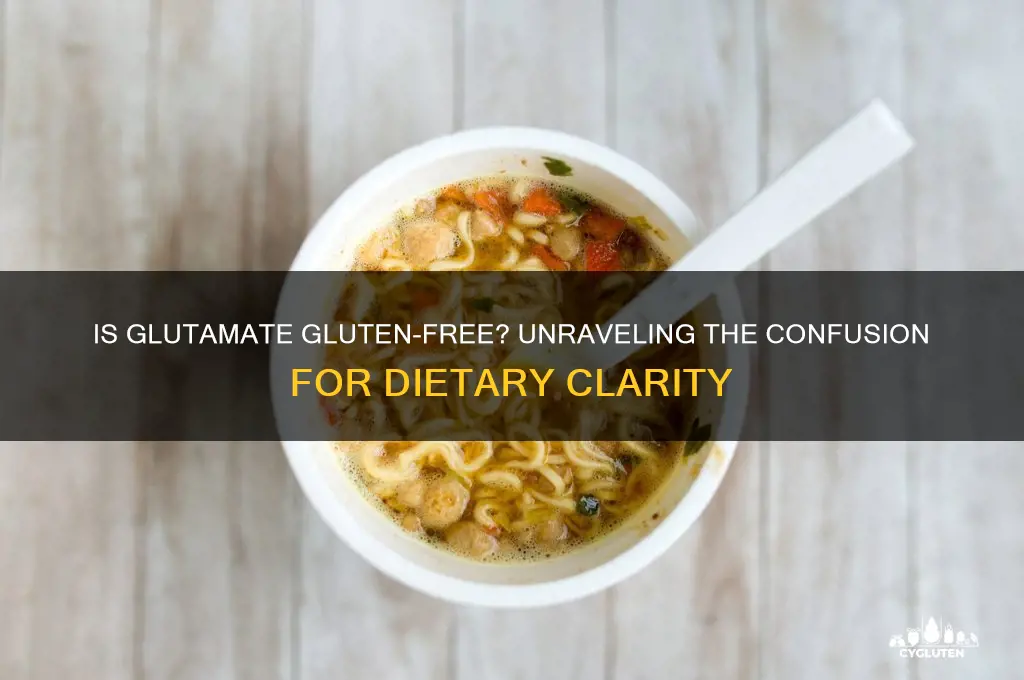 is glutemate gluten free