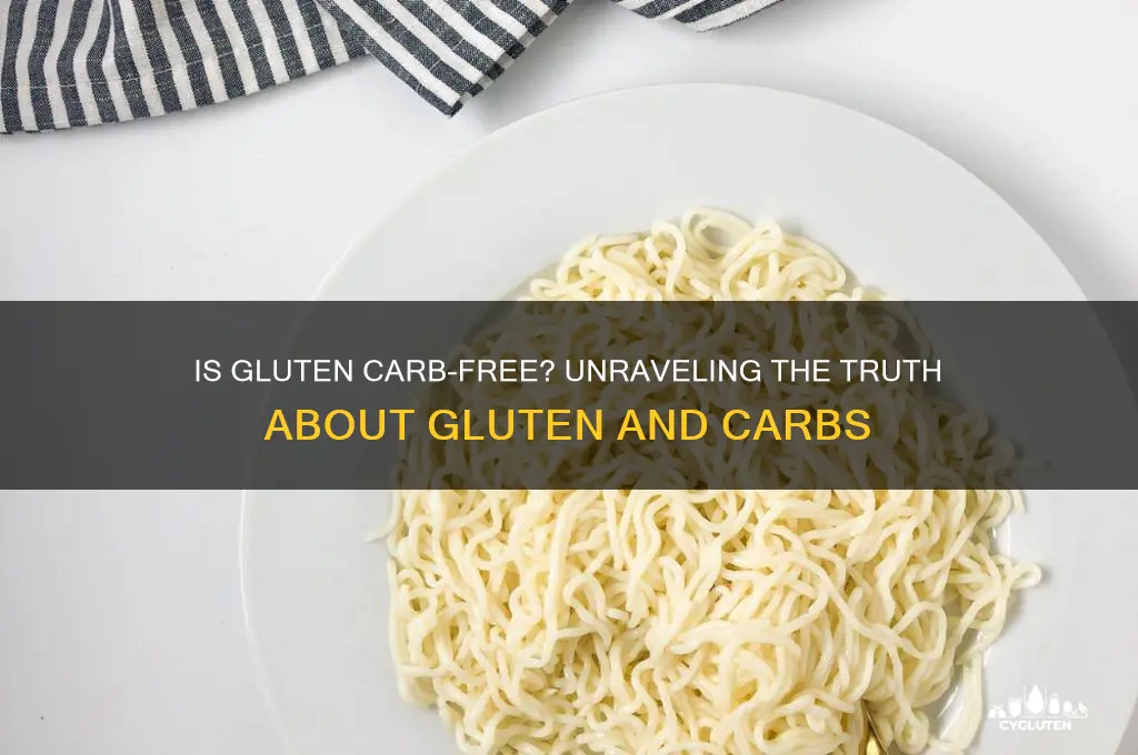 is gluten carb free