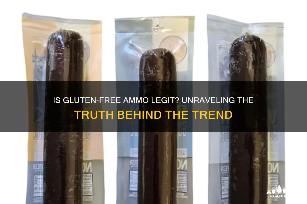 is gluten free ammo legit