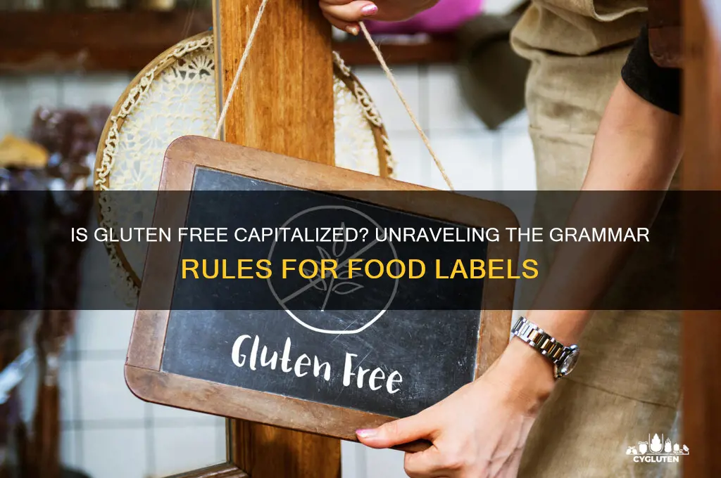 is gluten free capitalized