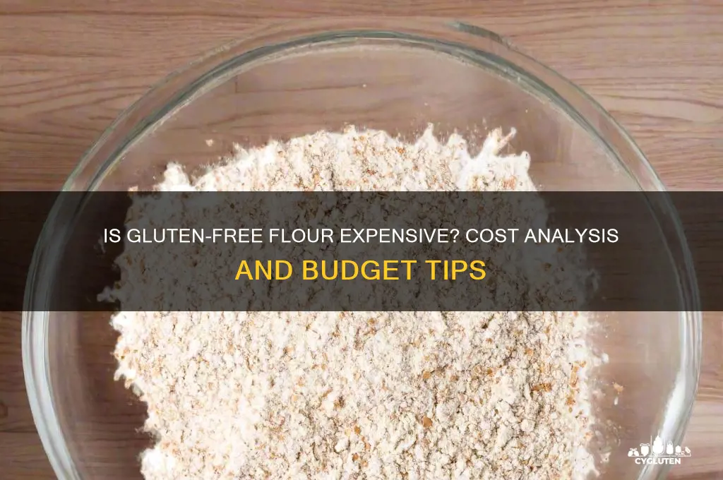 is gluten free flower expensive