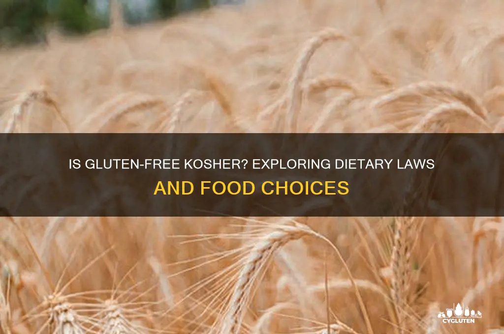 is gluten free kosher
