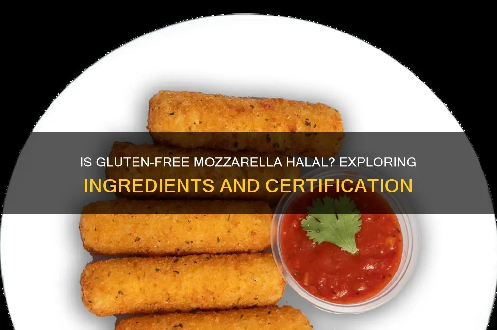 is gluten free mozarella halal