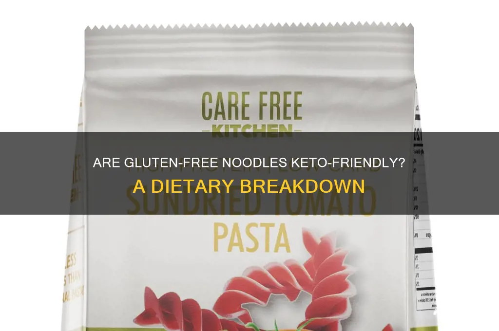 is gluten free noodles keto