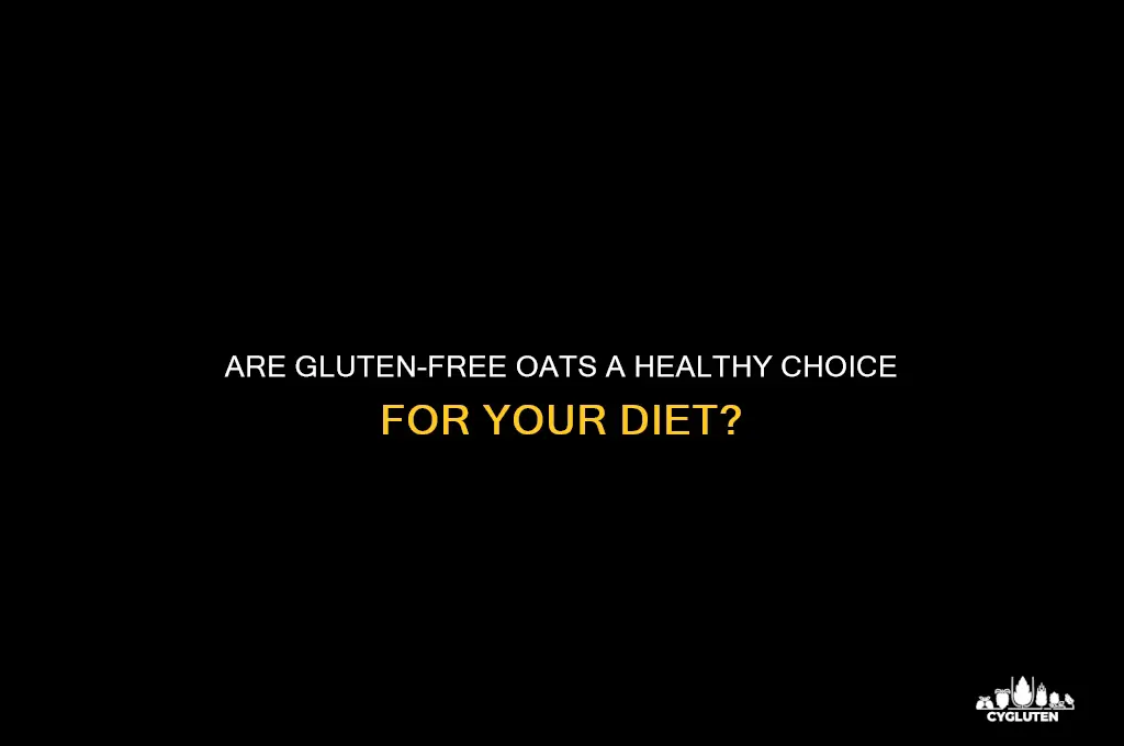is gluten free oats healthy