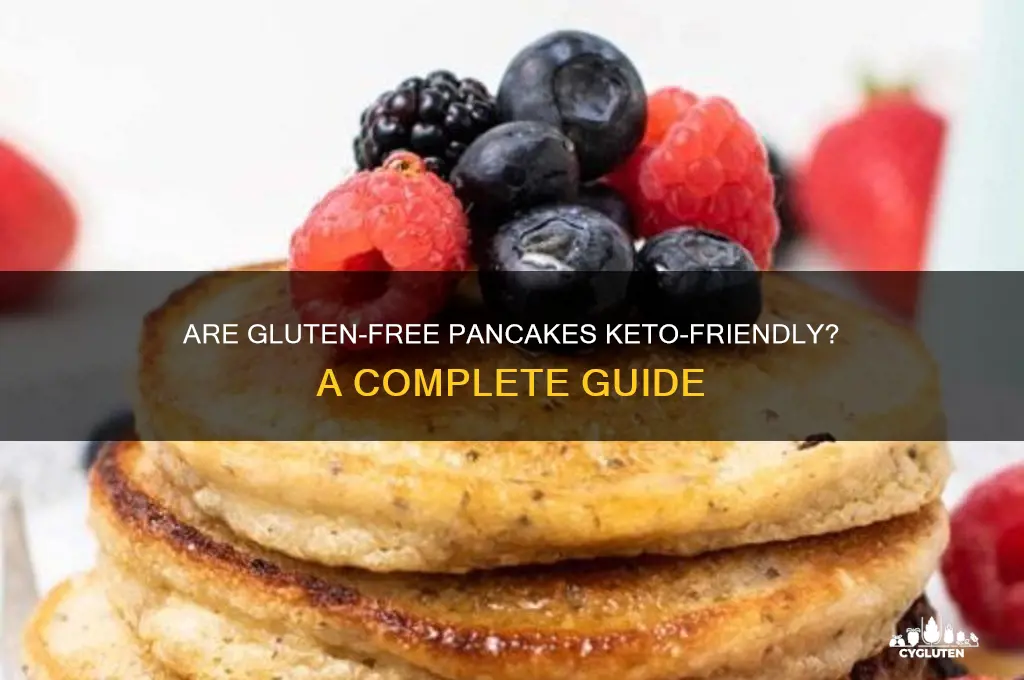 is gluten free pancakes keto