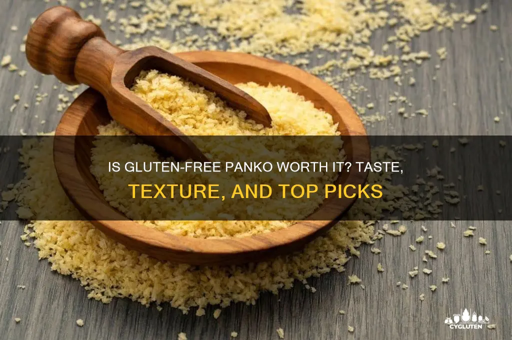 is gluten free panko good