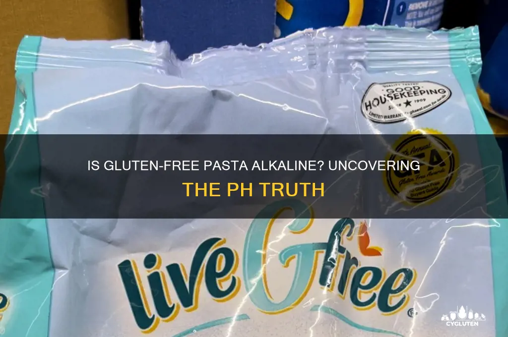 is gluten free pasta alkaline