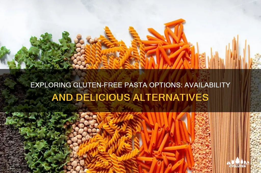 is gluten free pasta available