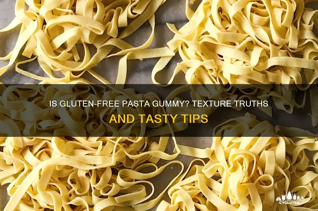 is gluten free pasta gummy