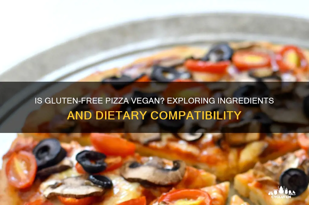 is gluten free pizza vegan