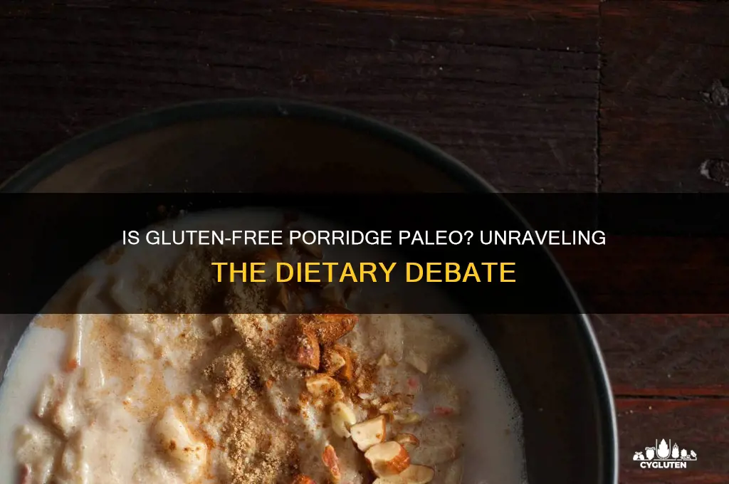 is gluten free porridge paleo