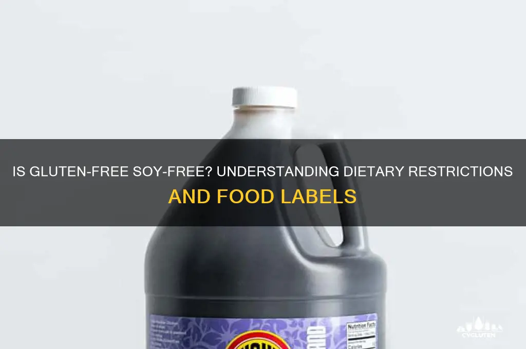is gluten free soy free