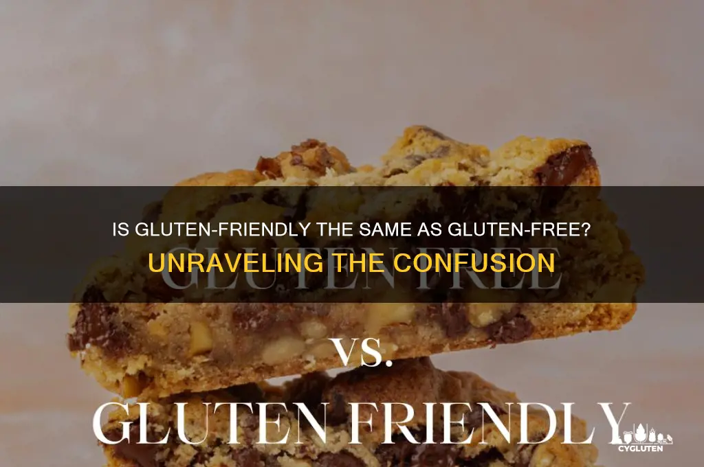 is gluten friendly gluten free