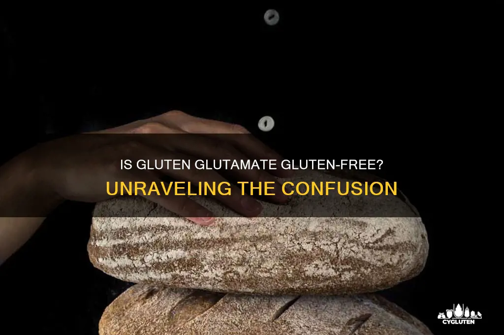 is gluten glutamate gluten free