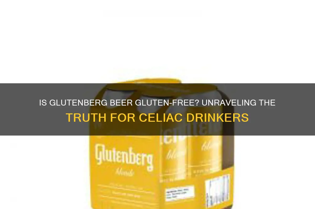 is glutenberg beer gluten free