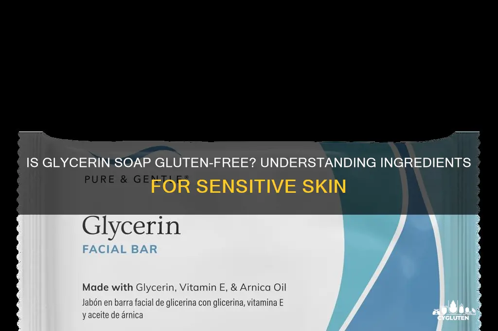 is glycerin soap gluten free
