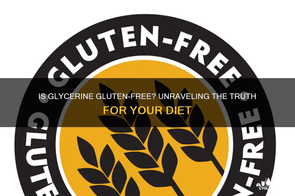 is glycerine gluten free