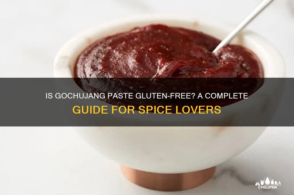 is gochujang paste gluten free