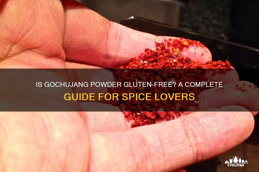 is gochujang powder gluten free