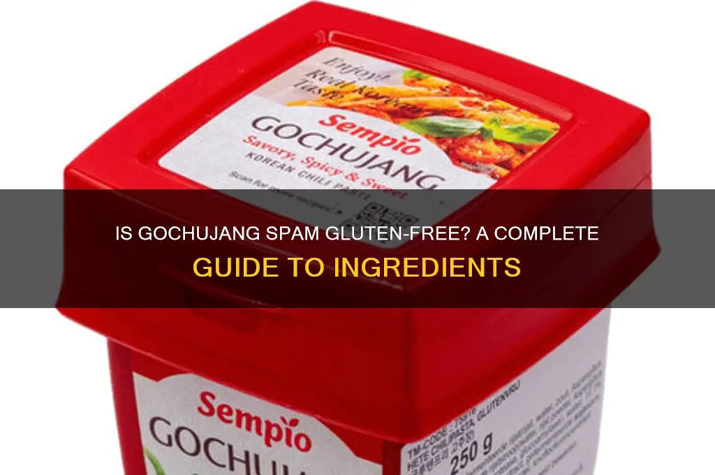 is gochujang spam gluten free
