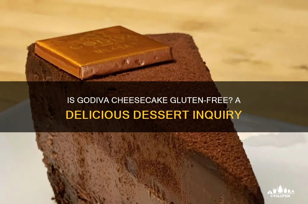 is godiva cheesecake gluten free