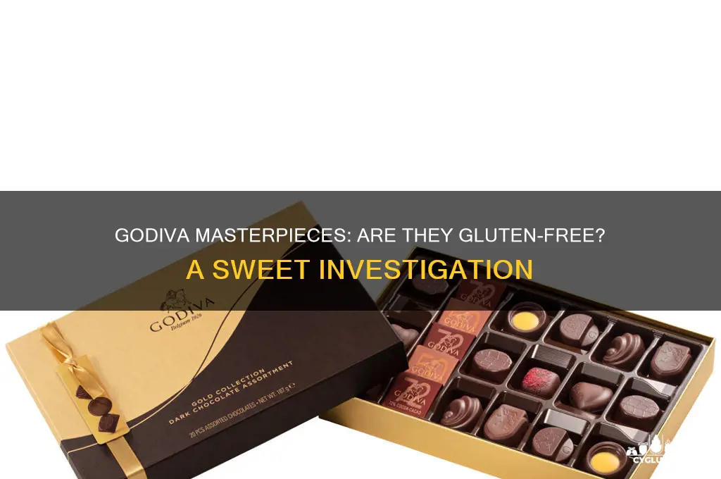 is godiva masterpieces gluten free