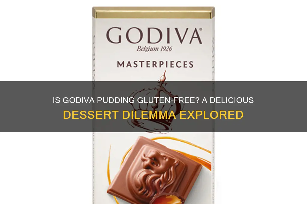 is godiva pudding gluten free
