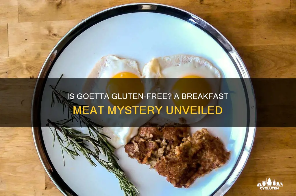 is goetta gluten free