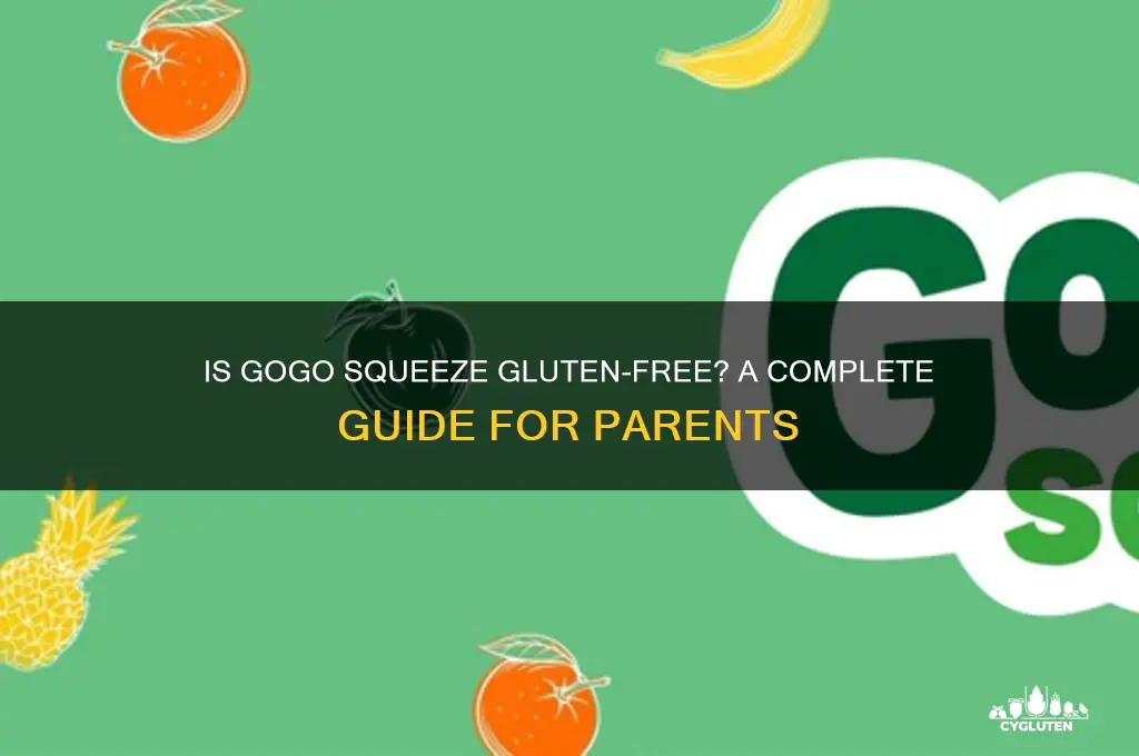 is gogo squeeze gluten free