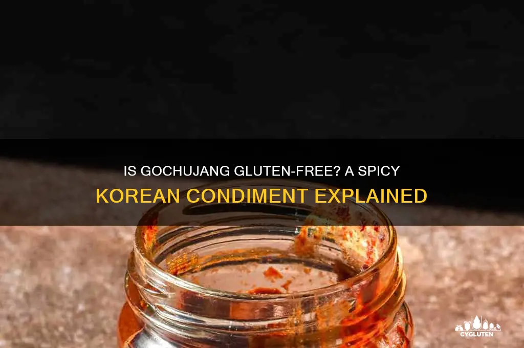 is gojuchang gluten free