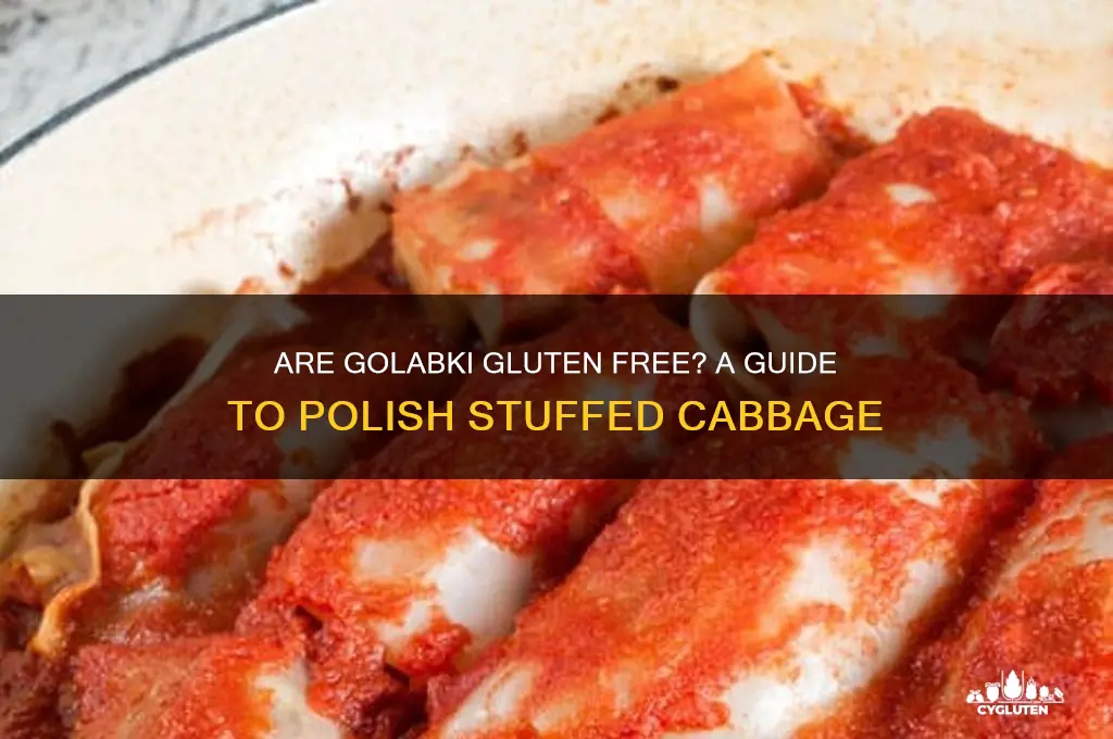 is golabki gluten free