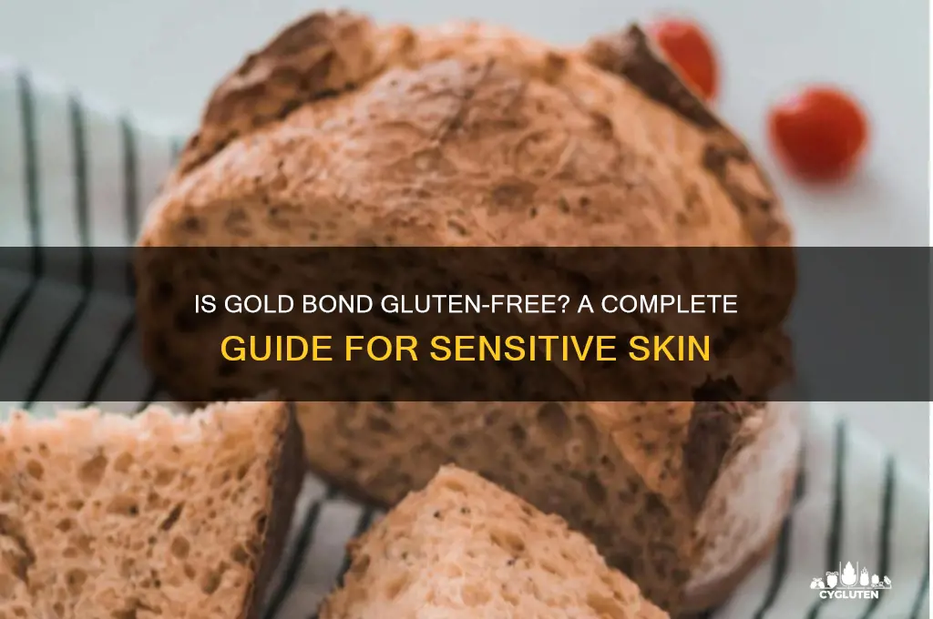 is gold bond gluten free