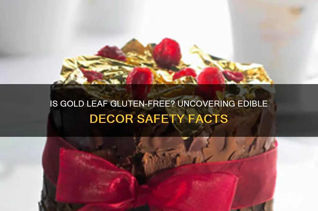 is gold leaf gluten free
