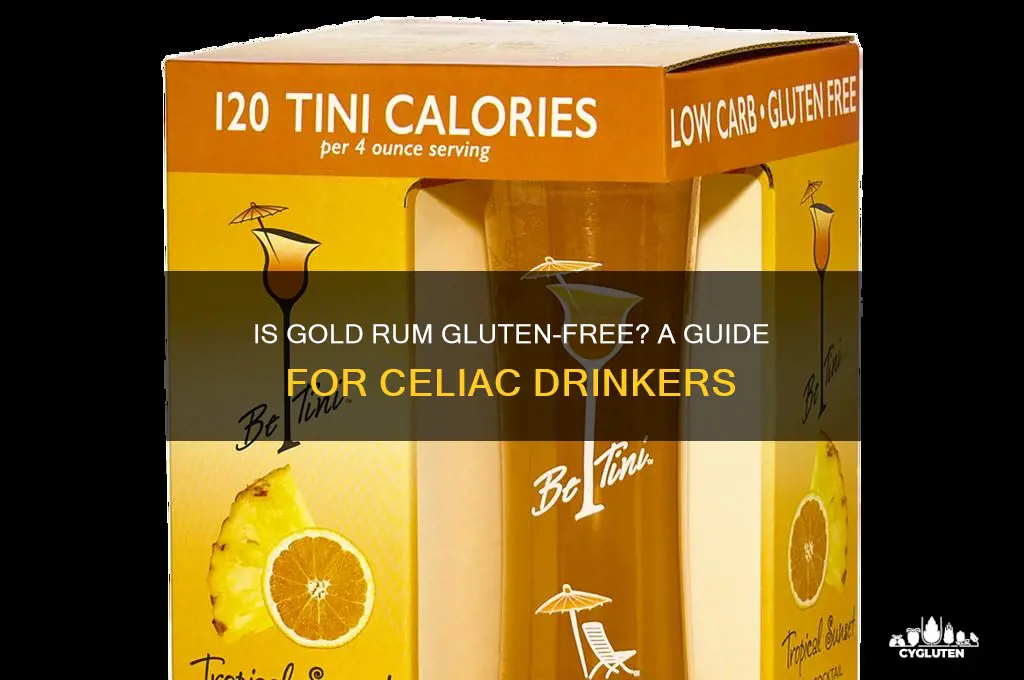 is gold rum gluten free
