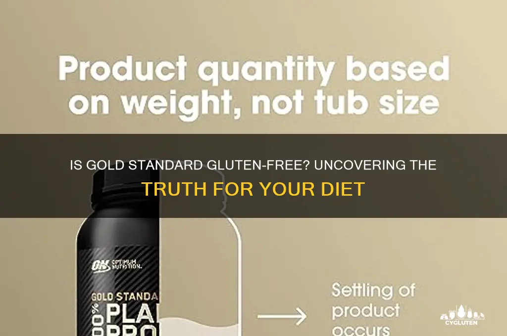 is gold standard gluten free