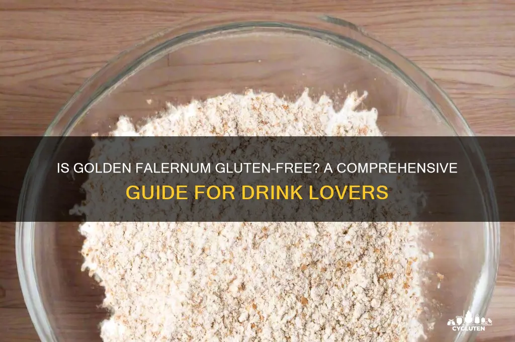 is golden falernum gluten free