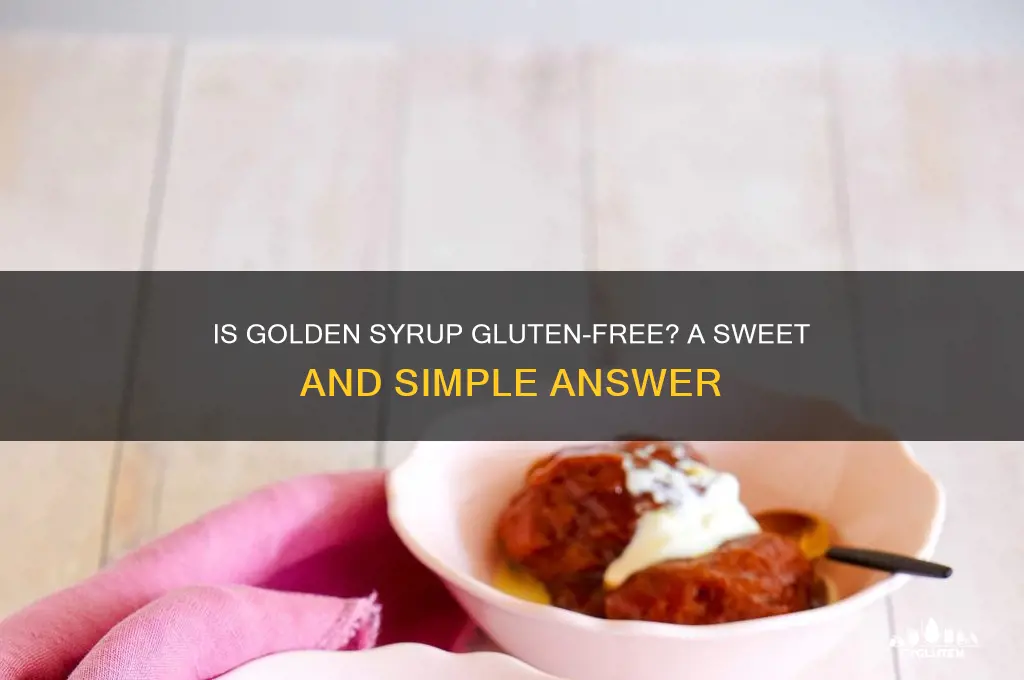 is golden syrup gluten free