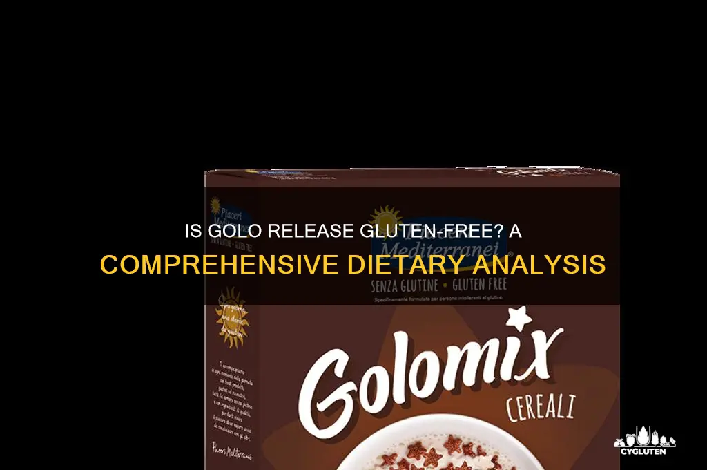 is golo release gluten free