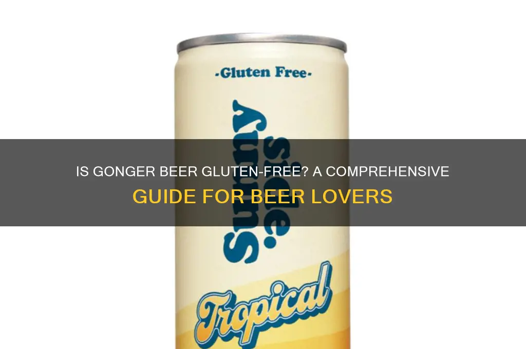 is gonger beer gluten free