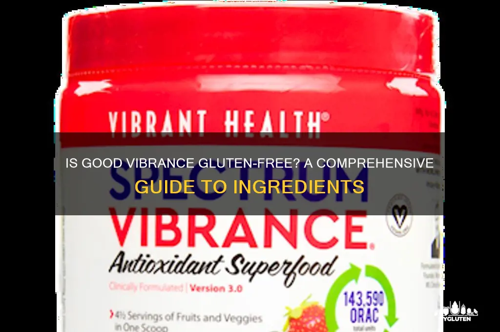 is good vibrance gluten free