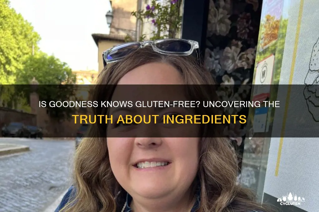 is goodness knows gluten free